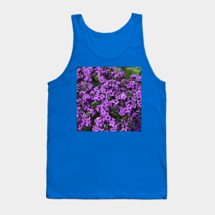 Whimsical purple Flowers Photo Tank Top